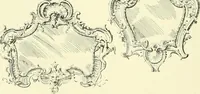 An illustration from An historical guide to French interiors, furniture, decoration, woodwork & allied arts during the last half of the seventeenth century, the whole of the eighteenth century, and the earlier part of the nineteenth (1903)