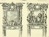 An illustration from An historical guide to French interiors, furniture, decoration, woodwork & allied arts during the last half of the seventeenth century, the whole of the eighteenth century, and the earlier part of the nineteenth (1903)