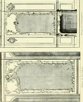 An illustration from An historical guide to French interiors, furniture, decoration, woodwork & allied arts during the last half of the seventeenth century, the whole of the eighteenth century, and the earlier part of the nineteenth (1903)