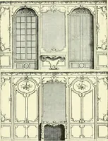 An illustration from An historical guide to French interiors, furniture, decoration, woodwork & allied arts during the last half of the seventeenth century, the whole of the eighteenth century, and the earlier part of the nineteenth (1903)