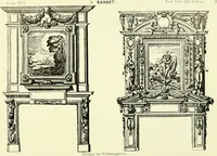 An illustration from An historical guide to French interiors, furniture, decoration, woodwork & allied arts during the last half of the seventeenth century, the whole of the eighteenth century, and the earlier part of the nineteenth (1903)