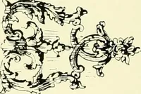 An illustration from An historical guide to French interiors, furniture, decoration, woodwork & allied arts during the last half of the seventeenth century, the whole of the eighteenth century, and the earlier part of the nineteenth (1903)