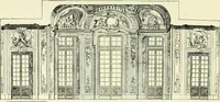 An illustration from An historical guide to French interiors, furniture, decoration, woodwork & allied arts during the last half of the seventeenth century, the whole of the eighteenth century, and the earlier part of the nineteenth (1903)