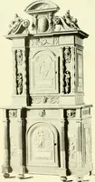 An illustration from An historical guide to French interiors, furniture, decoration, woodwork & allied arts during the last half of the seventeenth century, the whole of the eighteenth century, and the earlier part of the nineteenth (1903)