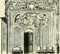 An illustration from An historical guide to French interiors, furniture, decoration, woodwork & allied arts during the last half of the seventeenth century, the whole of the eighteenth century, and the earlier part of the nineteenth (1903)