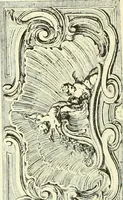 An illustration from An historical guide to French interiors, furniture, decoration, woodwork & allied arts during the last half of the seventeenth century, the whole of the eighteenth century, and the earlier part of the nineteenth (1903)