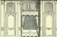 An illustration from An historical guide to French interiors, furniture, decoration, woodwork & allied arts during the last half of the seventeenth century, the whole of the eighteenth century, and the earlier part of the nineteenth (1903)