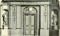 An illustration from An historical guide to French interiors, furniture, decoration, woodwork & allied arts during the last half of the seventeenth century, the whole of the eighteenth century, and the earlier part of the nineteenth (1903)
