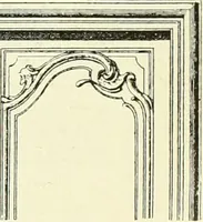 An illustration from An historical guide to French interiors, furniture, decoration, woodwork & allied arts during the last half of the seventeenth century, the whole of the eighteenth century, and the earlier part of the nineteenth (1903)
