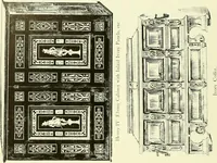 An illustration from An historical guide to French interiors, furniture, decoration, woodwork & allied arts during the last half of the seventeenth century, the whole of the eighteenth century, and the earlier part of the nineteenth (1903)