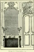 An illustration from An historical guide to French interiors, furniture, decoration, woodwork & allied arts during the last half of the seventeenth century, the whole of the eighteenth century, and the earlier part of the nineteenth (1903)