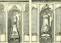 An illustration from An historical guide to French interiors, furniture, decoration, woodwork & allied arts during the last half of the seventeenth century, the whole of the eighteenth century, and the earlier part of the nineteenth (1903)
