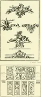 An illustration from An historical guide to French interiors, furniture, decoration, woodwork & allied arts during the last half of the seventeenth century, the whole of the eighteenth century, and the earlier part of the nineteenth (1903)
