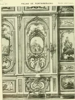 An illustration from An historical guide to French interiors, furniture, decoration, woodwork & allied arts during the last half of the seventeenth century, the whole of the eighteenth century, and the earlier part of the nineteenth (1903)