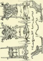 An illustration from An historical guide to French interiors, furniture, decoration, woodwork & allied arts during the last half of the seventeenth century, the whole of the eighteenth century, and the earlier part of the nineteenth (1903)