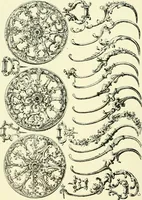 An illustration from An historical guide to French interiors, furniture, decoration, woodwork & allied arts during the last half of the seventeenth century, the whole of the eighteenth century, and the earlier part of the nineteenth (1903)