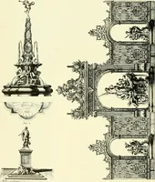 An illustration from An historical guide to French interiors, furniture, decoration, woodwork & allied arts during the last half of the seventeenth century, the whole of the eighteenth century, and the earlier part of the nineteenth (1903)