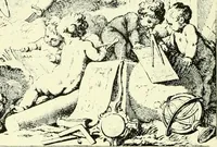 An illustration from An historical guide to French interiors, furniture, decoration, woodwork & allied arts during the last half of the seventeenth century, the whole of the eighteenth century, and the earlier part of the nineteenth (1903)