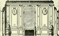 An illustration from An historical guide to French interiors, furniture, decoration, woodwork & allied arts during the last half of the seventeenth century, the whole of the eighteenth century, and the earlier part of the nineteenth (1903)