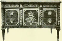 An illustration from An historical guide to French interiors, furniture, decoration, woodwork & allied arts during the last half of the seventeenth century, the whole of the eighteenth century, and the earlier part of the nineteenth (1903)
