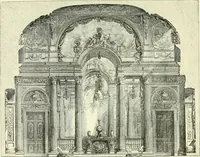 An illustration from An historical guide to French interiors, furniture, decoration, woodwork & allied arts during the last half of the seventeenth century, the whole of the eighteenth century, and the earlier part of the nineteenth (1903)