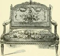 An illustration from An historical guide to French interiors, furniture, decoration, woodwork & allied arts during the last half of the seventeenth century, the whole of the eighteenth century, and the earlier part of the nineteenth (1903)