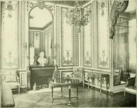 An illustration from An historical guide to French interiors, furniture, decoration, woodwork & allied arts during the last half of the seventeenth century, the whole of the eighteenth century, and the earlier part of the nineteenth (1903)