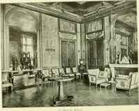 An illustration from An historical guide to French interiors, furniture, decoration, woodwork & allied arts during the last half of the seventeenth century, the whole of the eighteenth century, and the earlier part of the nineteenth (1903)