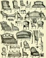 An illustration from An historical guide to French interiors, furniture, decoration, woodwork & allied arts during the last half of the seventeenth century, the whole of the eighteenth century, and the earlier part of the nineteenth (1903)