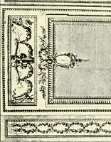 An illustration from An historical guide to French interiors, furniture, decoration, woodwork & allied arts during the last half of the seventeenth century, the whole of the eighteenth century, and the earlier part of the nineteenth (1903)