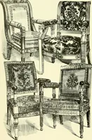 An illustration from An historical guide to French interiors, furniture, decoration, woodwork & allied arts during the last half of the seventeenth century, the whole of the eighteenth century, and the earlier part of the nineteenth (1903)