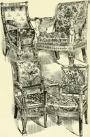 An illustration from An historical guide to French interiors, furniture, decoration, woodwork & allied arts during the last half of the seventeenth century, the whole of the eighteenth century, and the earlier part of the nineteenth (1903)