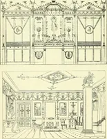 An illustration from An historical guide to French interiors, furniture, decoration, woodwork & allied arts during the last half of the seventeenth century, the whole of the eighteenth century, and the earlier part of the nineteenth (1903)