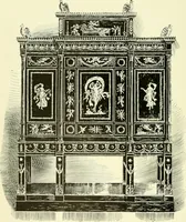 An illustration from An historical guide to French interiors, furniture, decoration, woodwork & allied arts during the last half of the seventeenth century, the whole of the eighteenth century, and the earlier part of the nineteenth (1903)