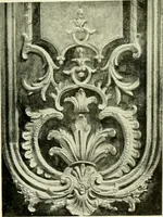 An illustration from An historical guide to French interiors, furniture, decoration, woodwork & allied arts during the last half of the seventeenth century, the whole of the eighteenth century, and the earlier part of the nineteenth (1903)