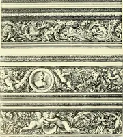 An illustration from An historical guide to French interiors, furniture, decoration, woodwork & allied arts during the last half of the seventeenth century, the whole of the eighteenth century, and the earlier part of the nineteenth (1903)
