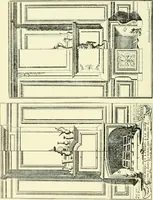 An illustration from An historical guide to French interiors, furniture, decoration, woodwork & allied arts during the last half of the seventeenth century, the whole of the eighteenth century, and the earlier part of the nineteenth (1903)