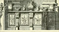 An illustration from An historical guide to French interiors, furniture, decoration, woodwork & allied arts during the last half of the seventeenth century, the whole of the eighteenth century, and the earlier part of the nineteenth (1903)