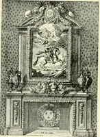 An illustration from An historical guide to French interiors, furniture, decoration, woodwork & allied arts during the last half of the seventeenth century, the whole of the eighteenth century, and the earlier part of the nineteenth (1903)