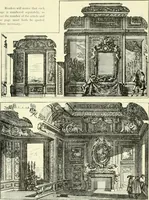 An illustration from An historical guide to French interiors, furniture, decoration, woodwork & allied arts during the last half of the seventeenth century, the whole of the eighteenth century, and the earlier part of the nineteenth (1903)
