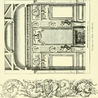 An illustration from An historical guide to French interiors, furniture, decoration, woodwork & allied arts during the last half of the seventeenth century, the whole of the eighteenth century, and the earlier part of the nineteenth (1903)