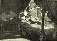 An illustration from An historical guide to French interiors, furniture, decoration, woodwork, & allied arts during the last half of the seventeenth century, the whole of the eighteenth century, and the earlier part of the nineteenth (1900)
