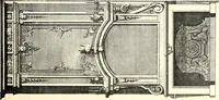 An illustration from An historical guide to French interiors, furniture, decoration, woodwork, & allied arts during the last half of the seventeenth century, the whole of the eighteenth century, and the earlier part of the nineteenth (1900)