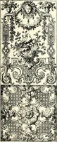 An illustration from An historical guide to French interiors, furniture, decoration, woodwork, & allied arts during the last half of the seventeenth century, the whole of the eighteenth century, and the earlier part of the nineteenth (1900)