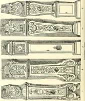 An illustration from An historical guide to French interiors, furniture, decoration, woodwork, & allied arts during the last half of the seventeenth century, the whole of the eighteenth century, and the earlier part of the nineteenth (1900)