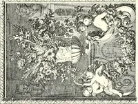 An illustration from An historical guide to French interiors, furniture, decoration, woodwork, & allied arts during the last half of the seventeenth century, the whole of the eighteenth century, and the earlier part of the nineteenth (1900)