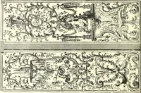 An illustration from An historical guide to French interiors, furniture, decoration, woodwork, & allied arts during the last half of the seventeenth century, the whole of the eighteenth century, and the earlier part of the nineteenth (1900)