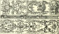 An illustration from An historical guide to French interiors, furniture, decoration, woodwork, & allied arts during the last half of the seventeenth century, the whole of the eighteenth century, and the earlier part of the nineteenth (1900)