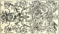 An illustration from An historical guide to French interiors, furniture, decoration, woodwork, & allied arts during the last half of the seventeenth century, the whole of the eighteenth century, and the earlier part of the nineteenth (1900)