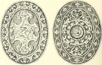 An illustration from An historical guide to French interiors, furniture, decoration, woodwork, & allied arts during the last half of the seventeenth century, the whole of the eighteenth century, and the earlier part of the nineteenth (1900)